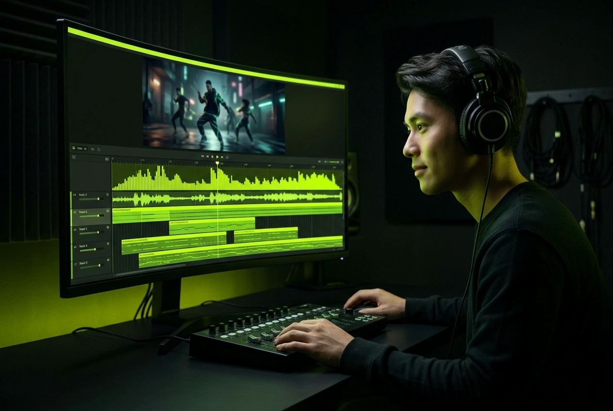 Content creator using AI C-Pop Music Generator