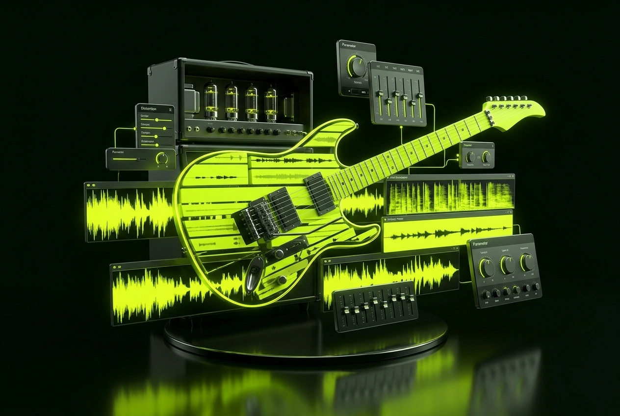 Royalty free AI Hard Rock Music Generator