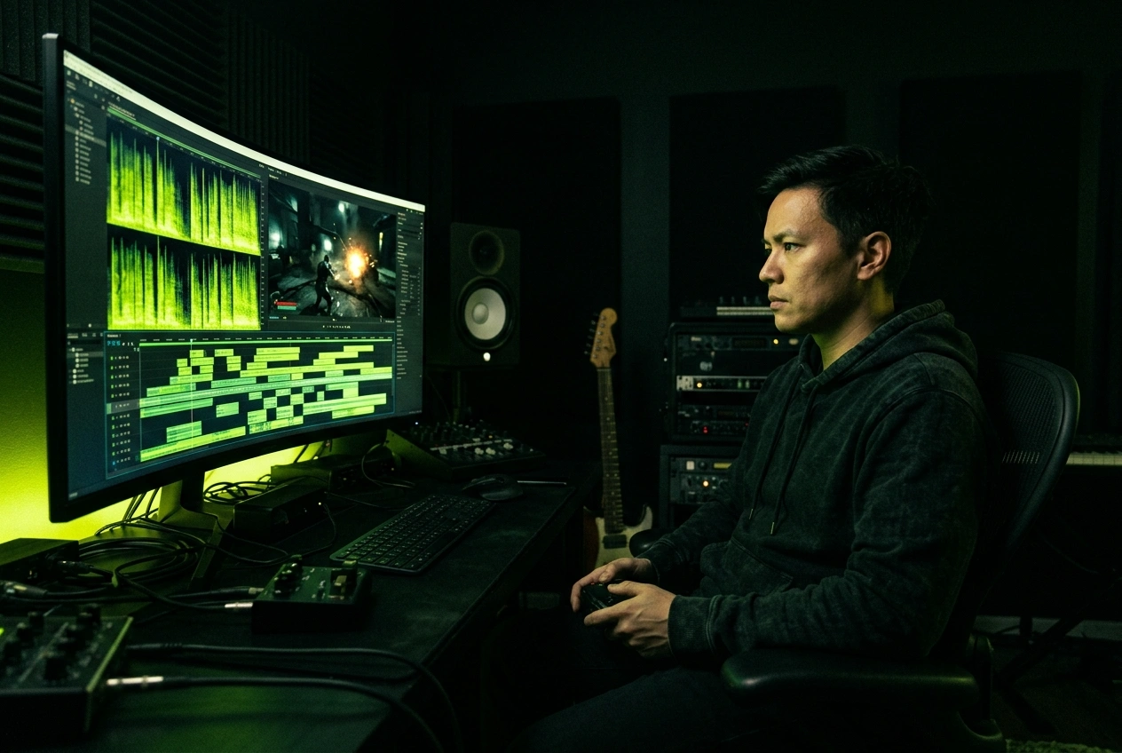 Game developers using AI Hard Rock Music Generator