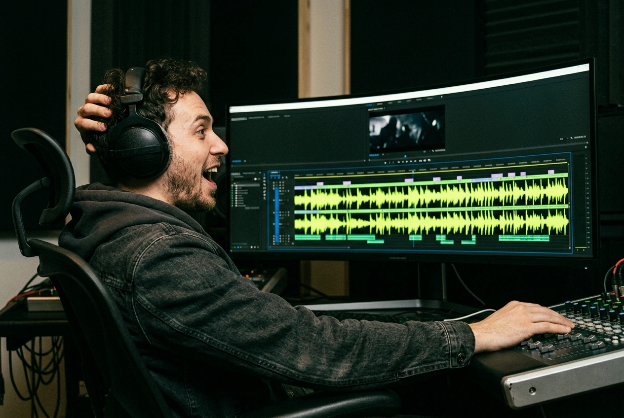 Video creators using AI Hard Rock Music Generator