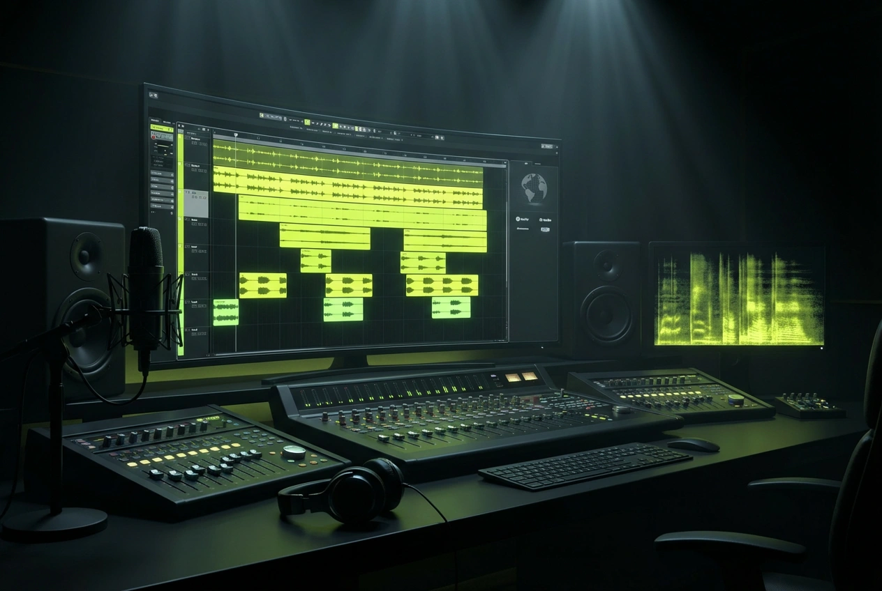 Royalty-free AI UK Electronic Music Generator for commercial use