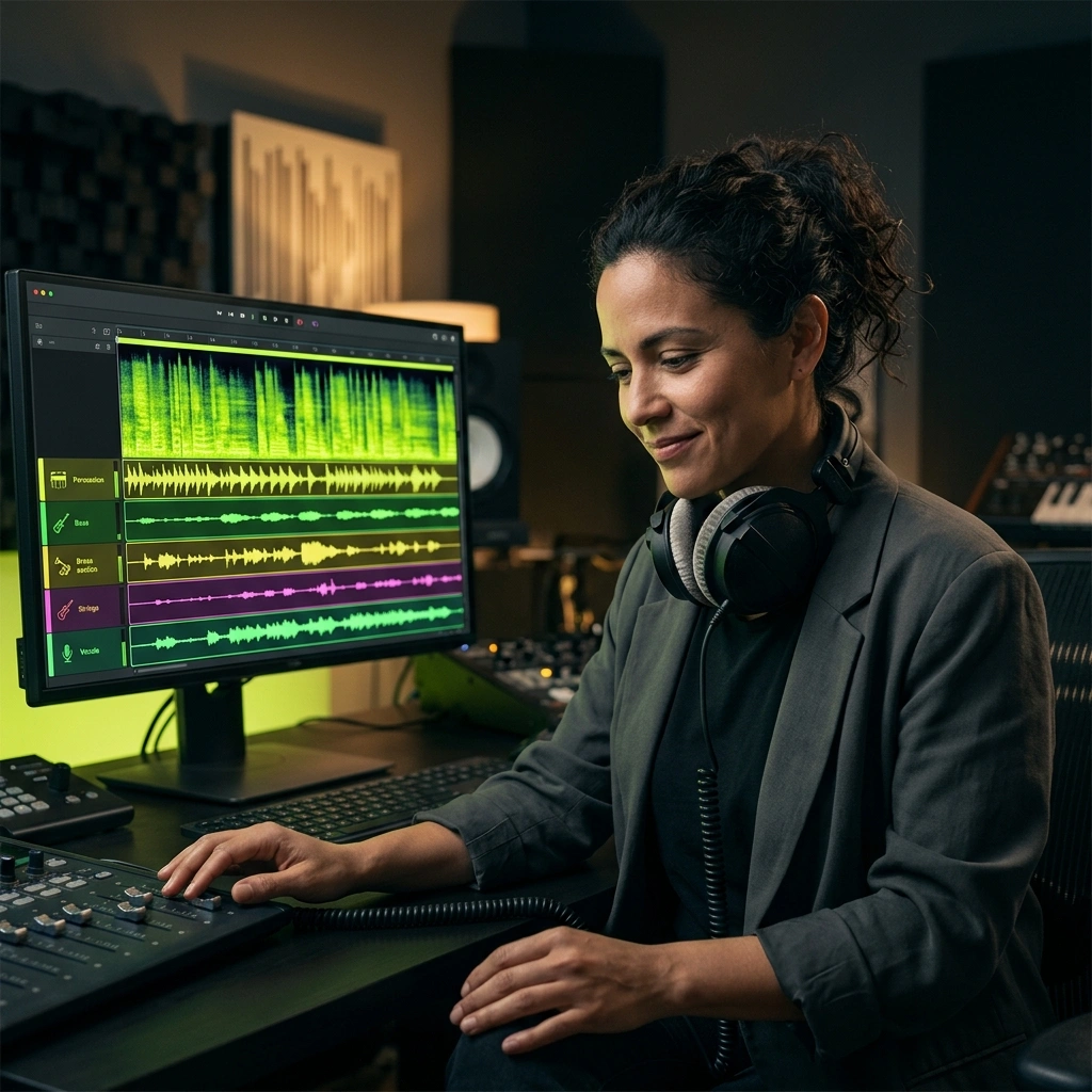 Brand marketing team using AI Latin Music Generator