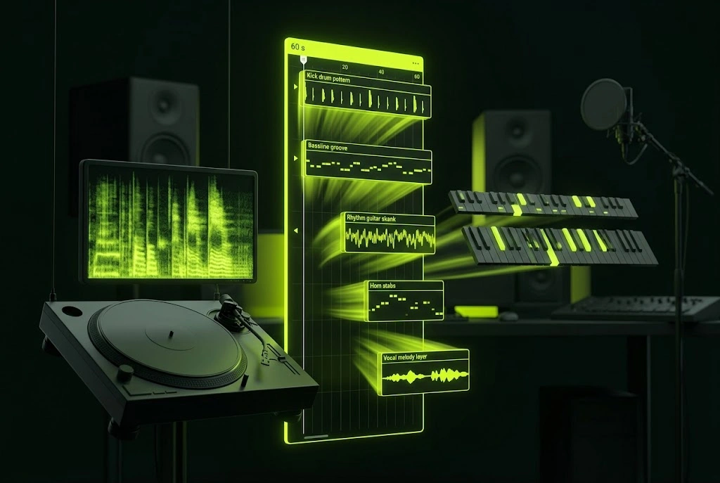 AI Reggae Music Generator creating track in 60 seconds