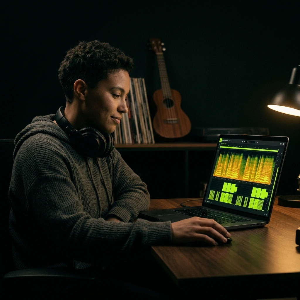 Content creator using AI Reggae Music Generator