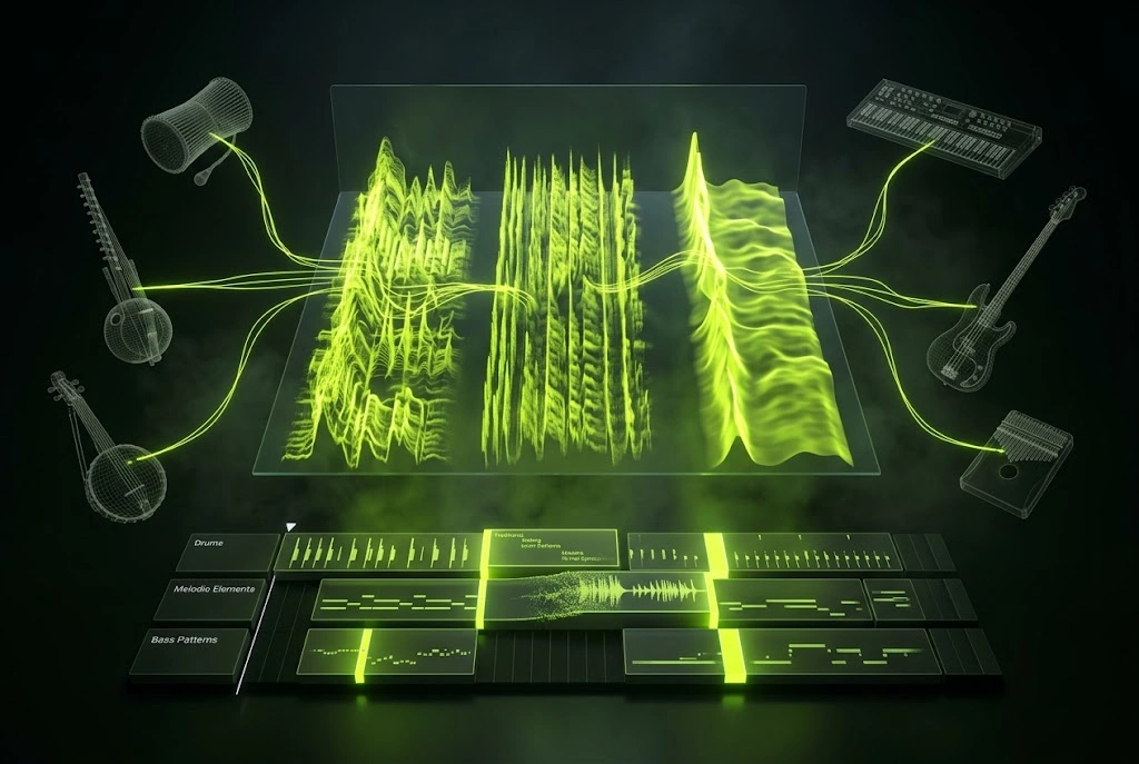 AI Afrobeat Music Generator creating diverse beat styles