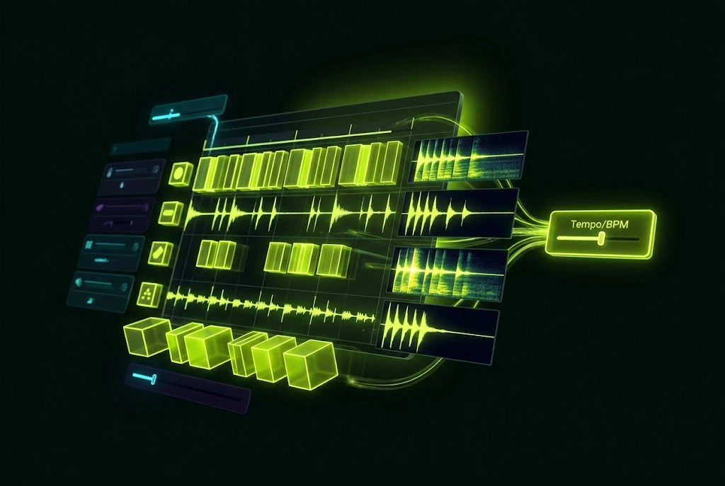 AI Afrobeat Music Creator rhythm customization interface