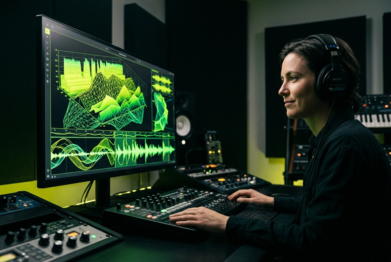 Accurate AI music visualizer audio analysis