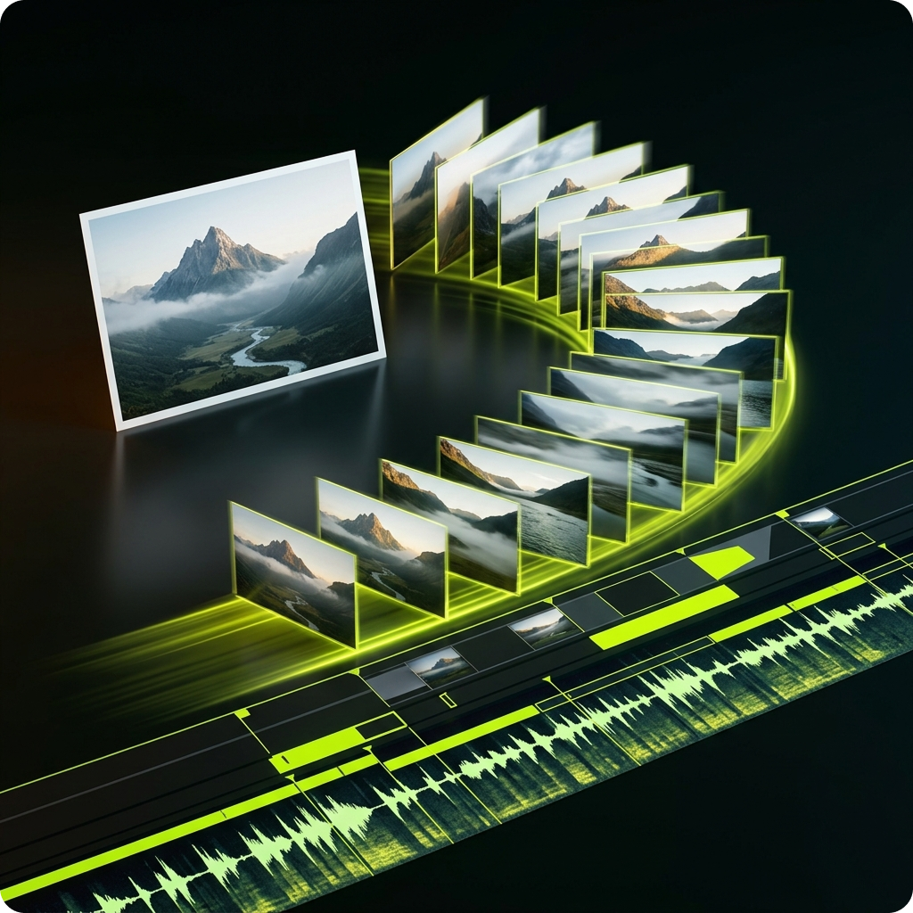 Free photo video maker creating video from images