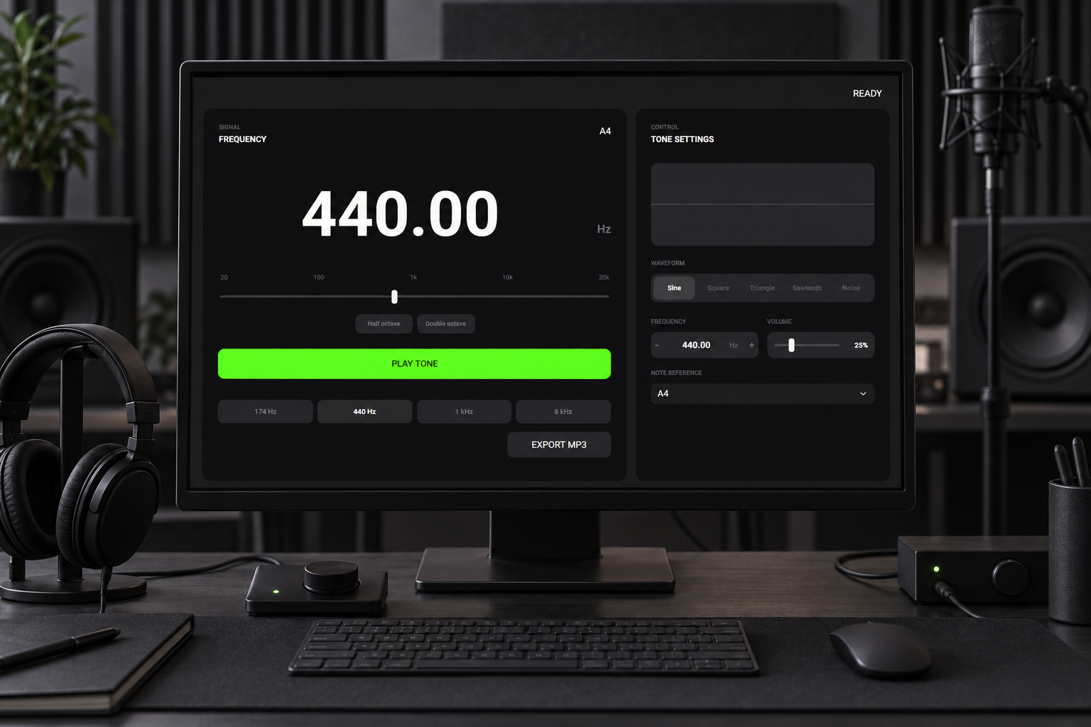 Powerful Frequency Generator For Audio Testing