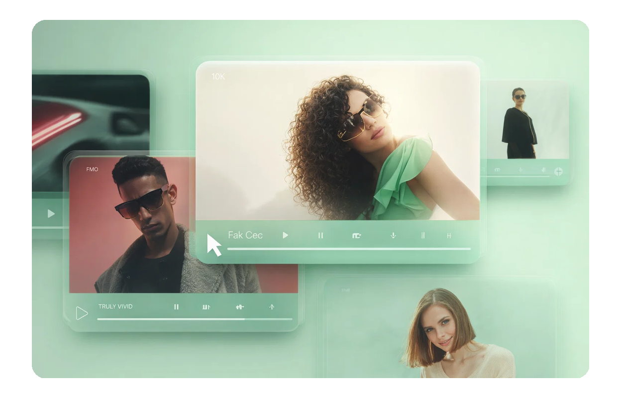 Diverse styles for AI Music Video.