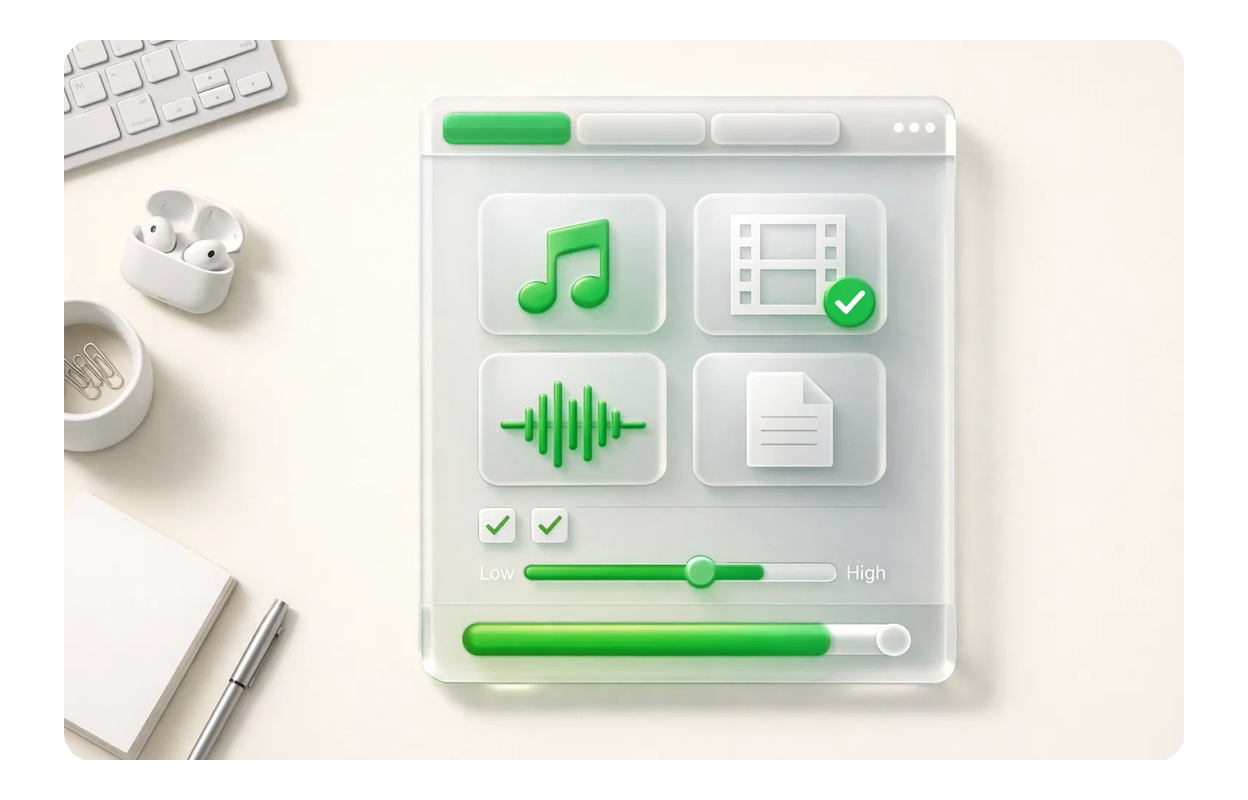 Downloading high-quality R&B Music Generator track.