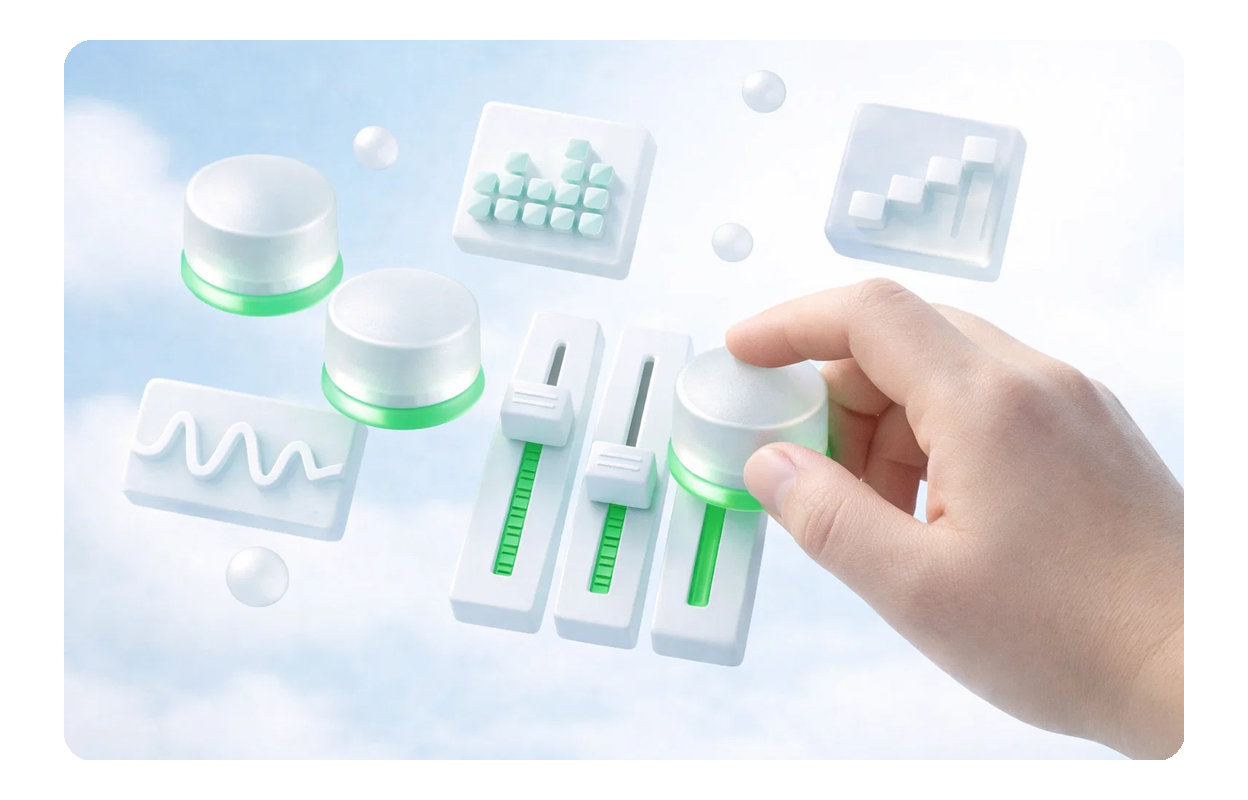 Customize Funk Music Generator track elements.