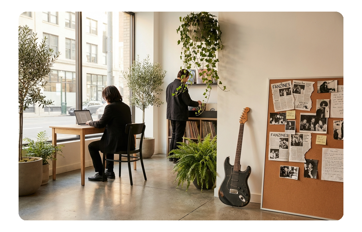 Punk Music Generator real-time customization tools