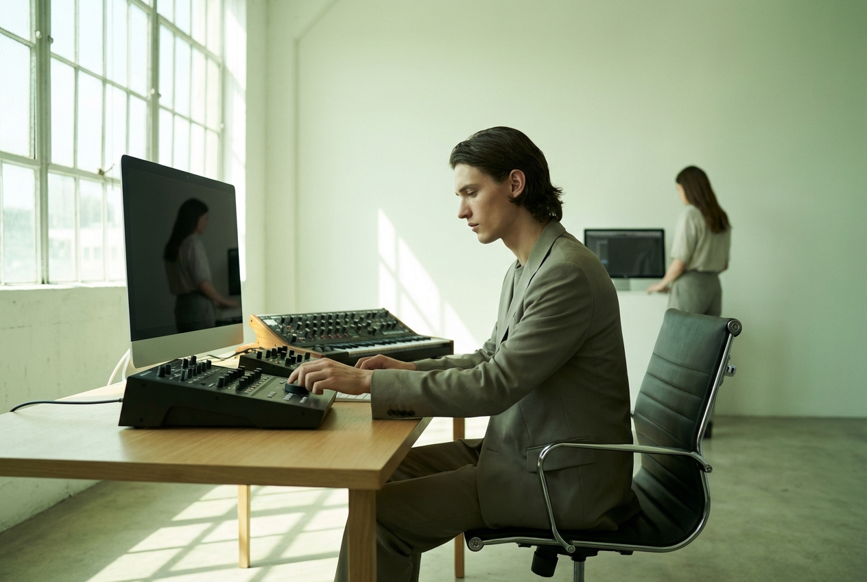 Techno music generator for professional producers