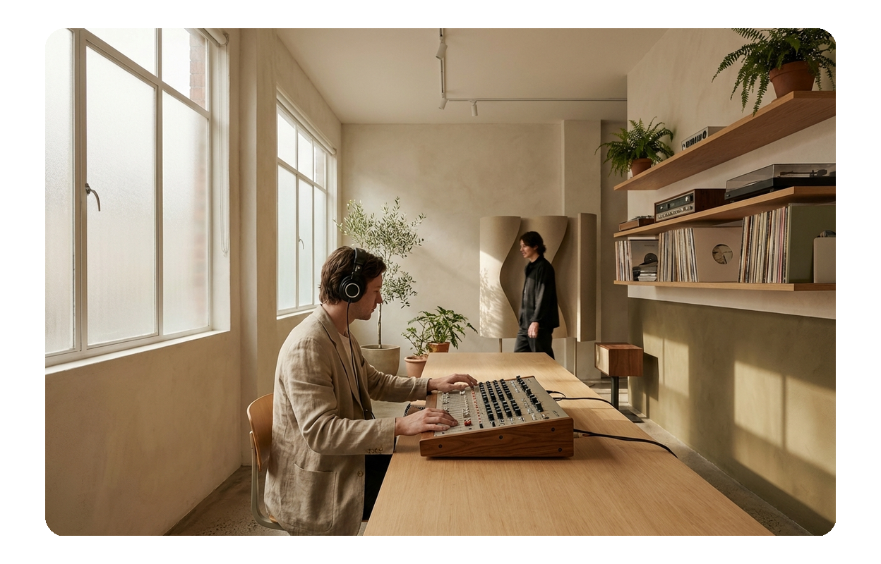 House music maker beat builder interface