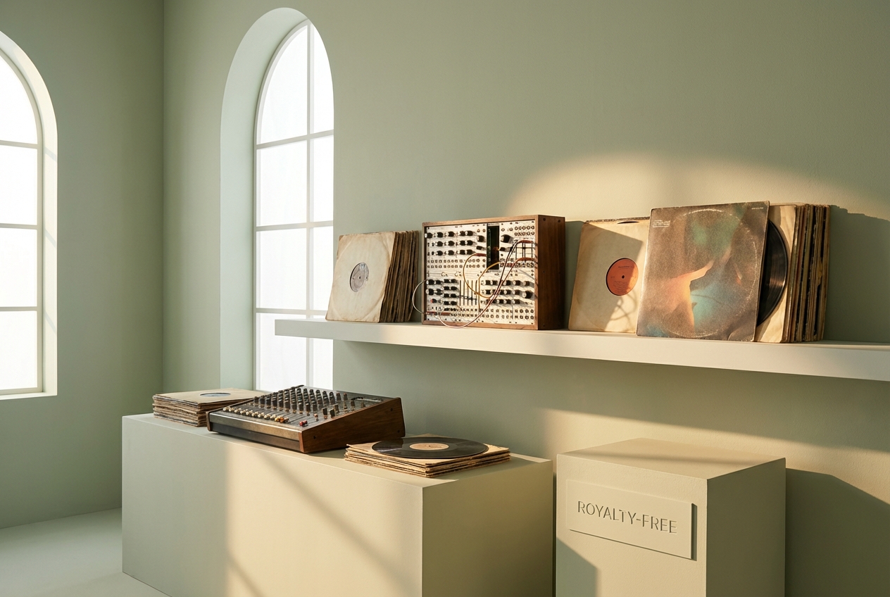 Free garage music maker interface with easy controls