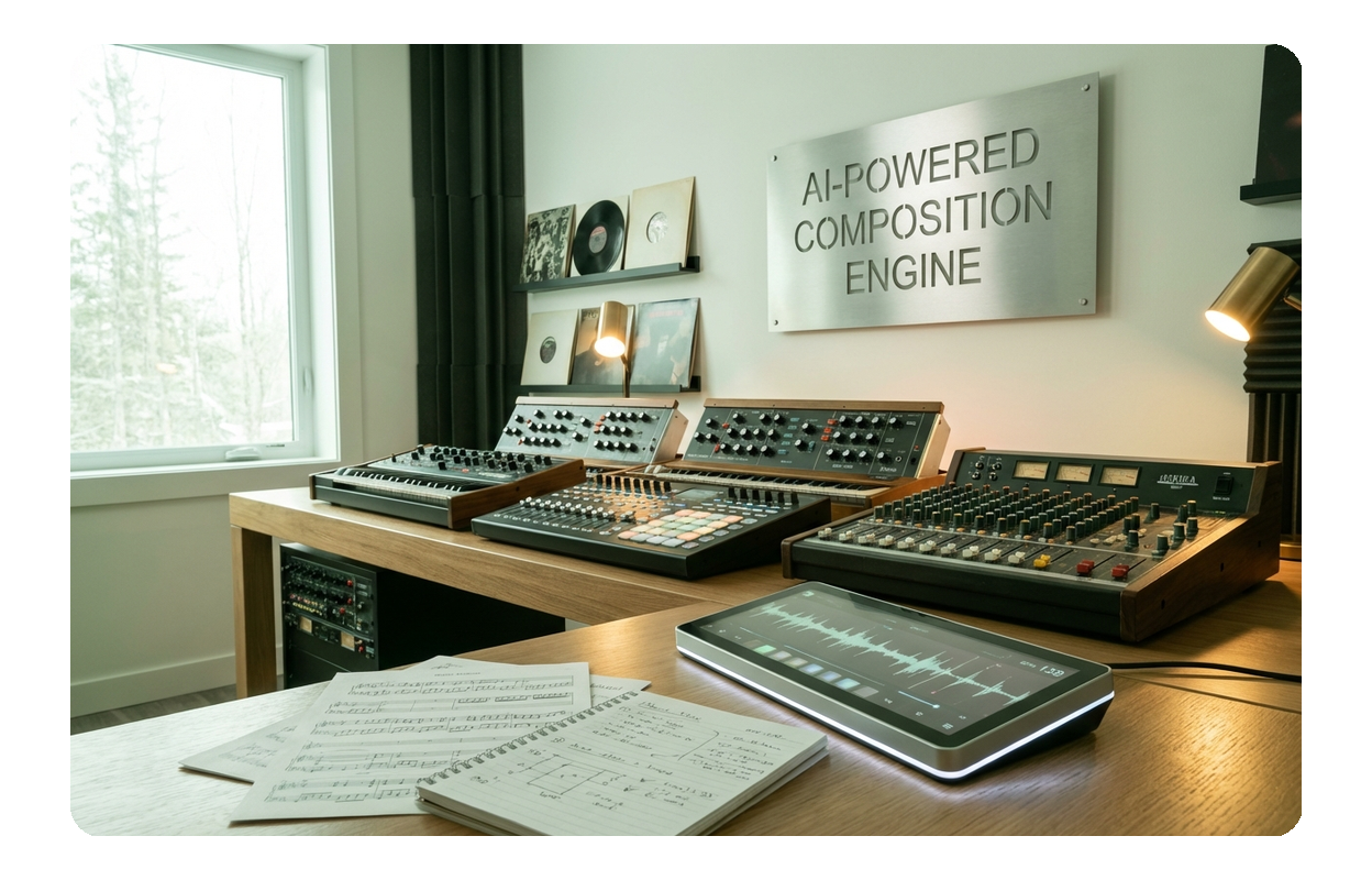 AI trance generator composing electronic music