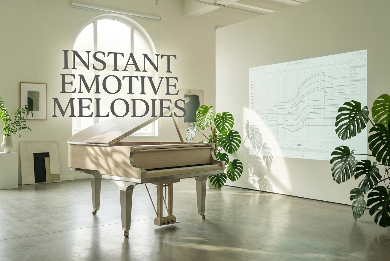 AI interface of the piano music maker