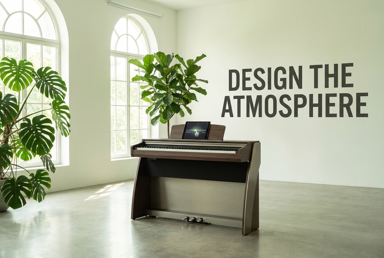 Mood settings in piano song maker