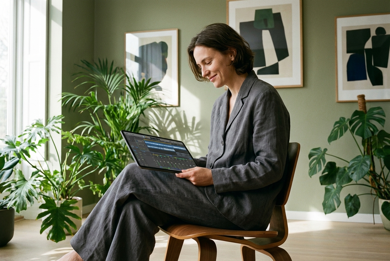 Aspiring producer using a DJ Beat Maker