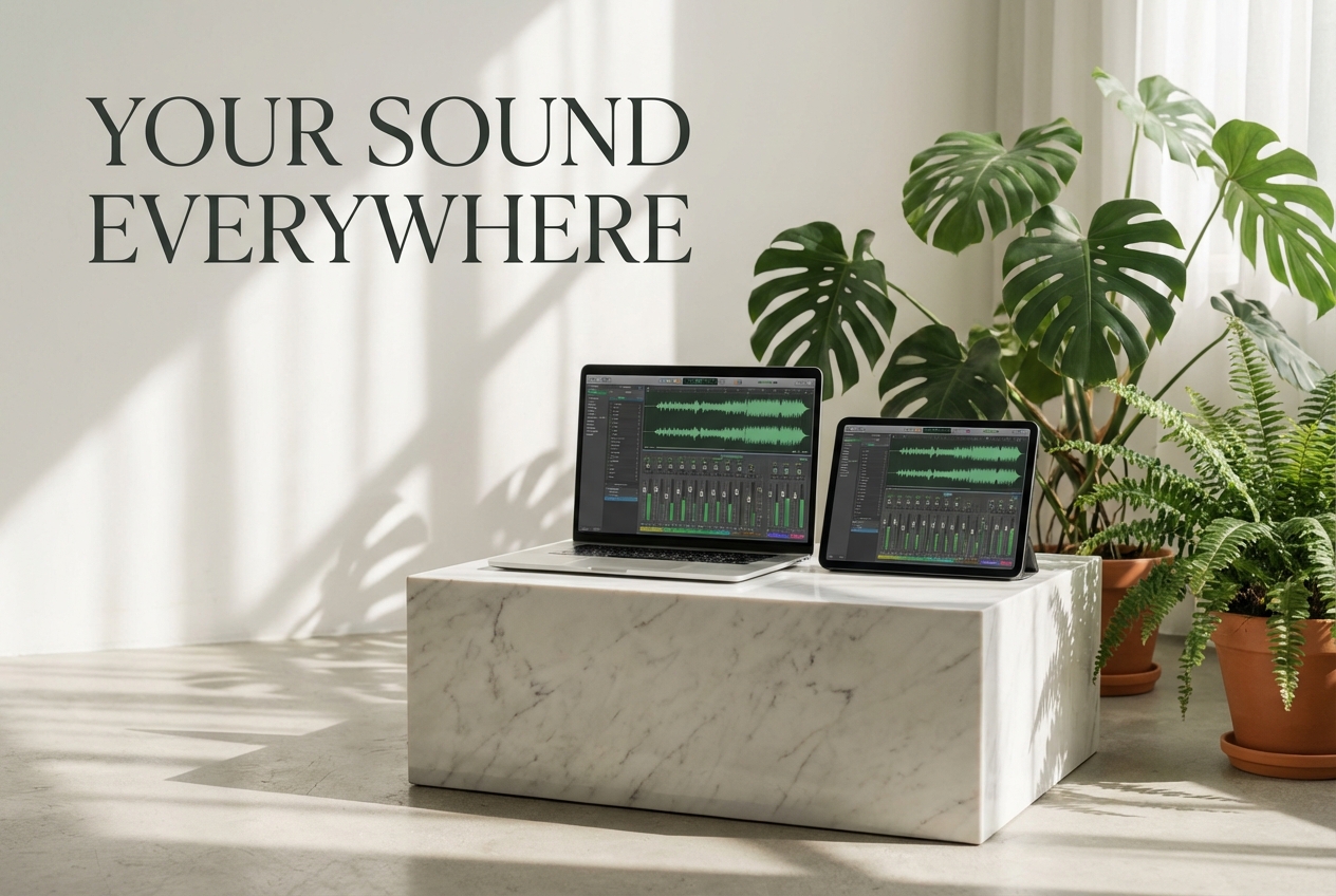 Cloud studio access for DJ Beat Maker