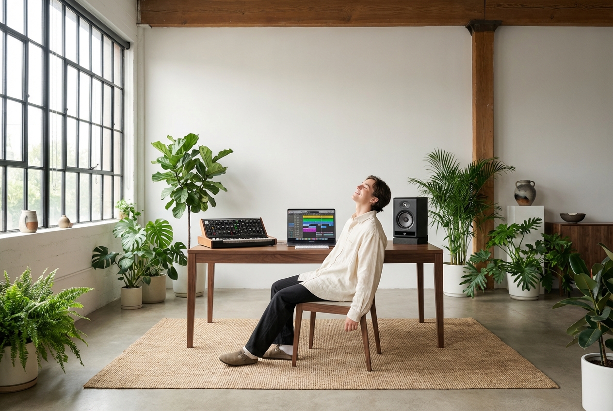 Aspiring producer exploring EDM Music Generator features