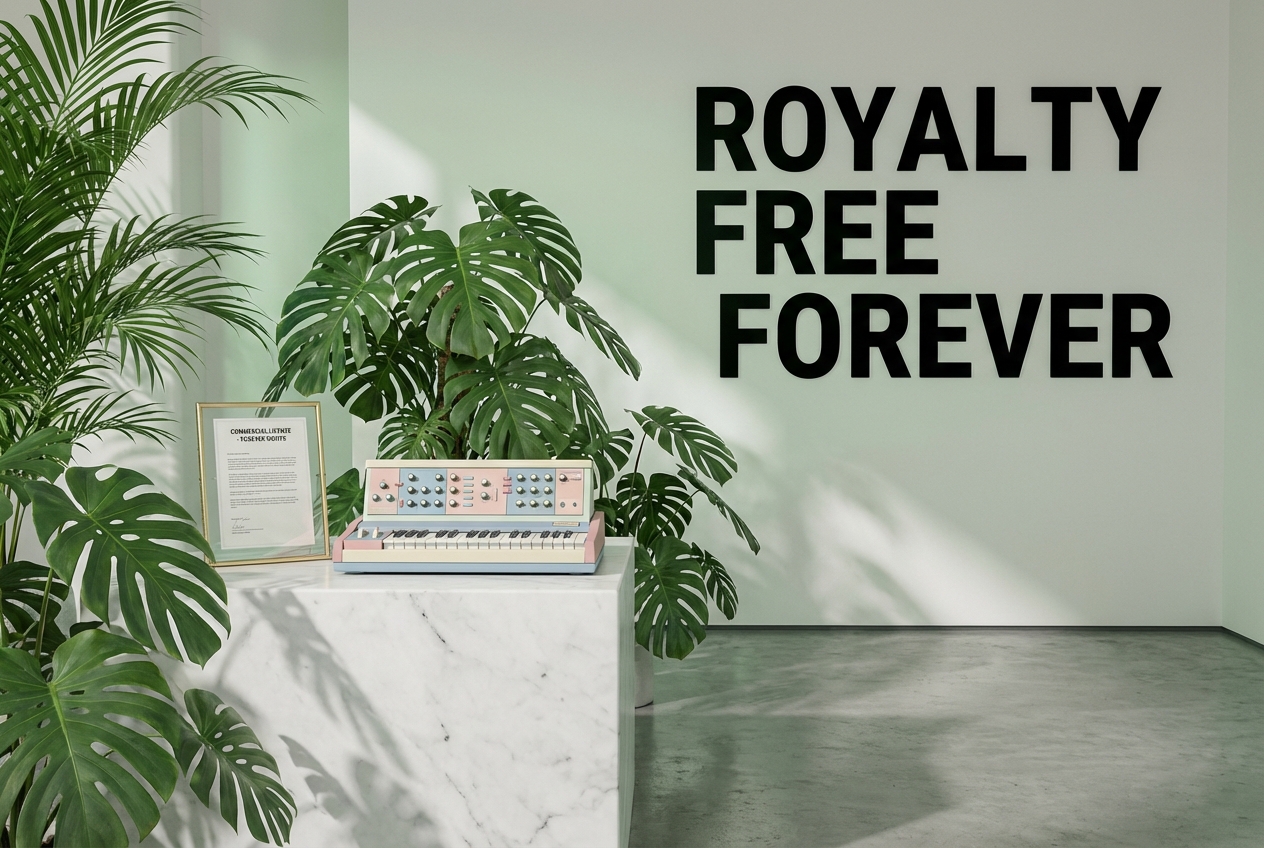 Licensing via Chillwave Music Generator platform