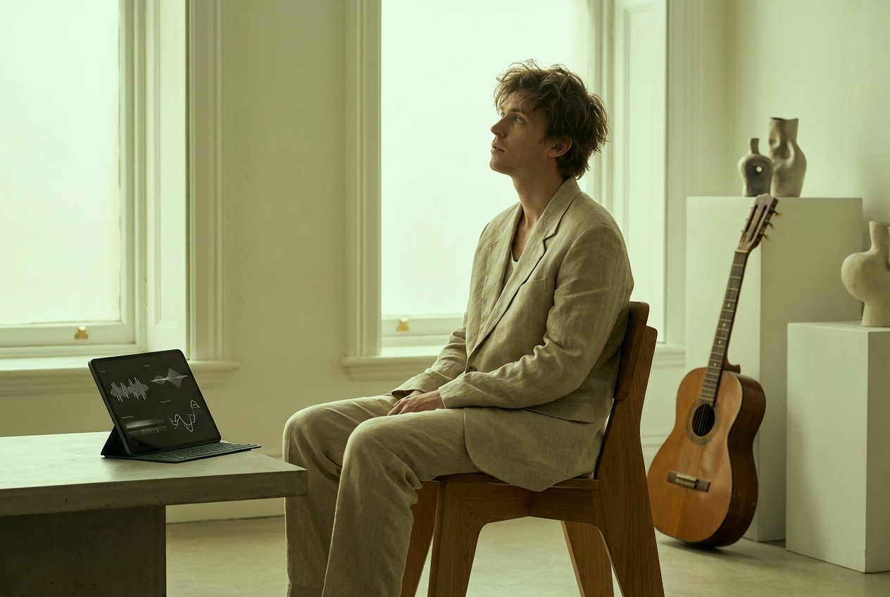 Songwriter using AI Lyrics Generator Hindi tool