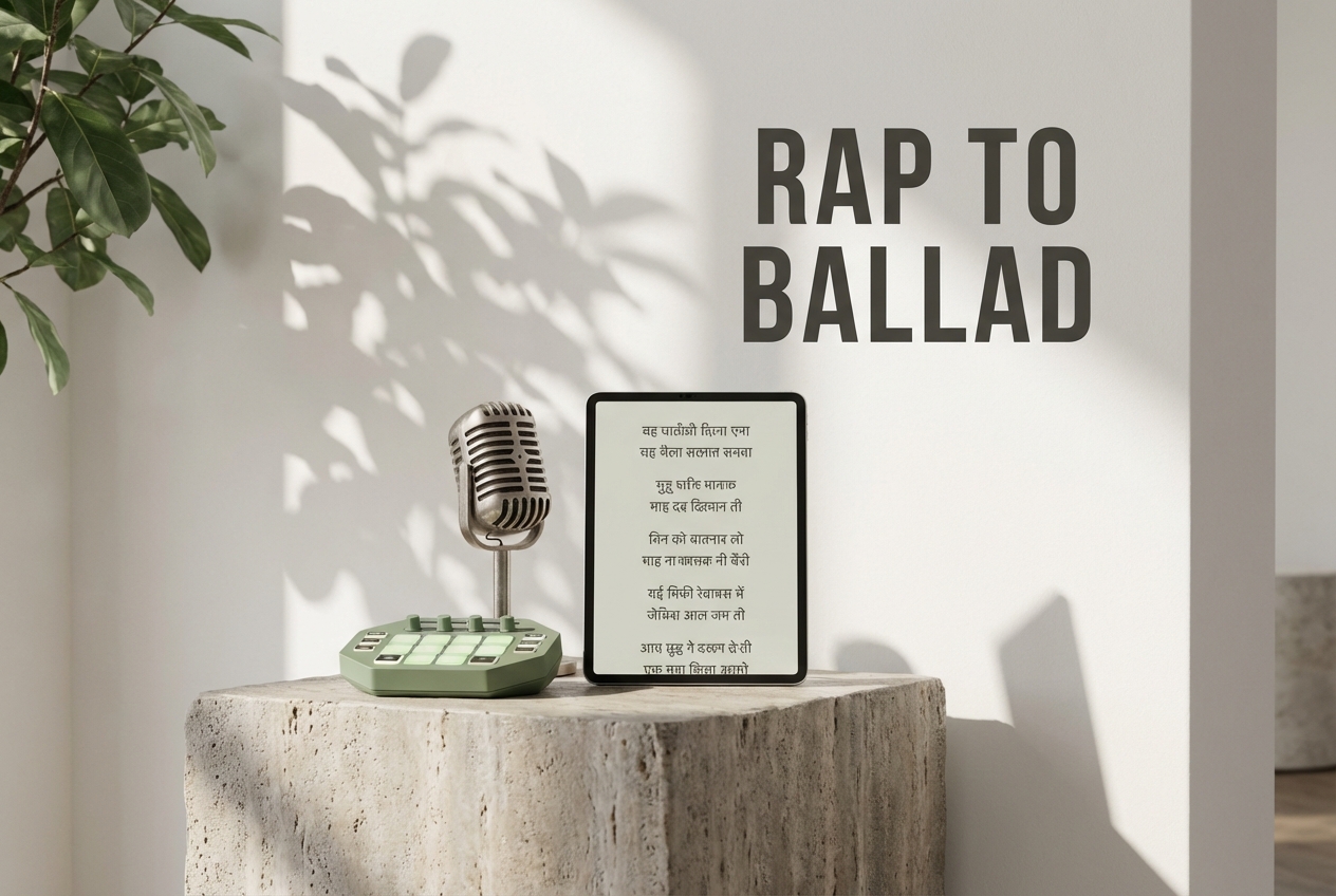 Genre specific AI Lyrics Generator Hindi