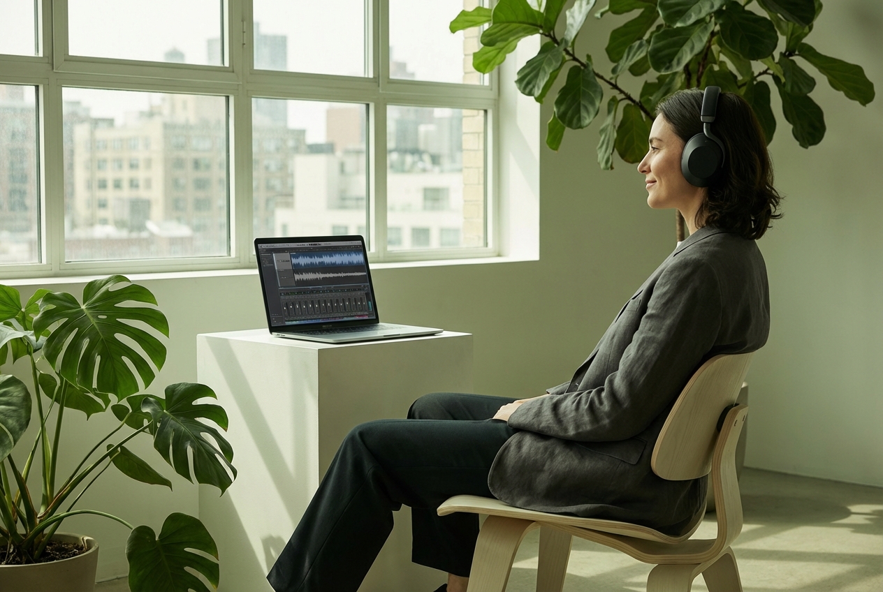 Creator editing video sound using instrumental remover tool