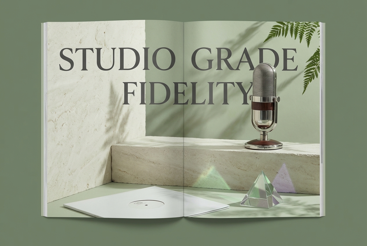 High fidelity audio output from vocal extractor