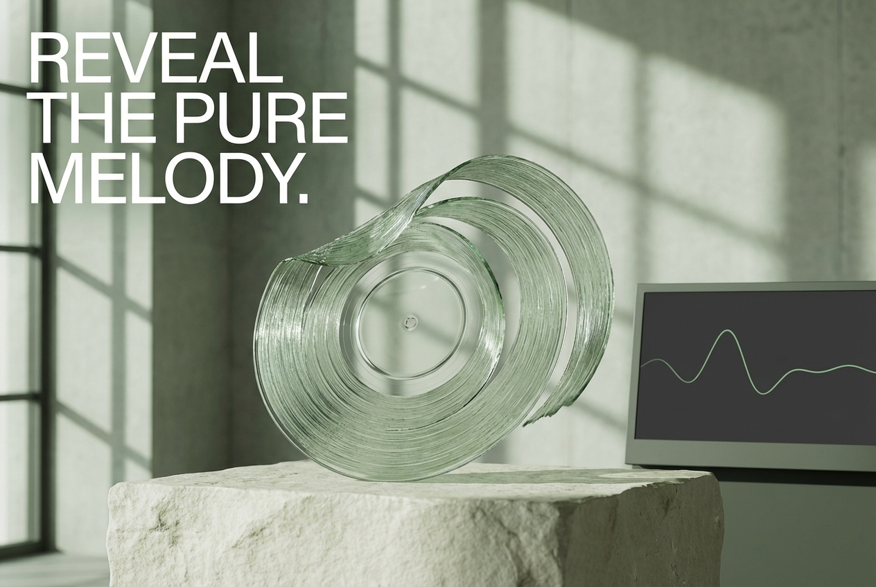 Removing beat elements from audio track