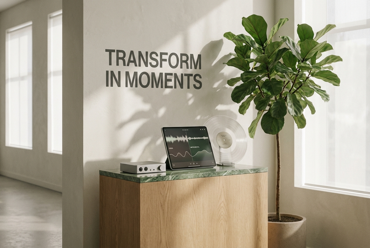 Fast processing speed of song to instrumental converter