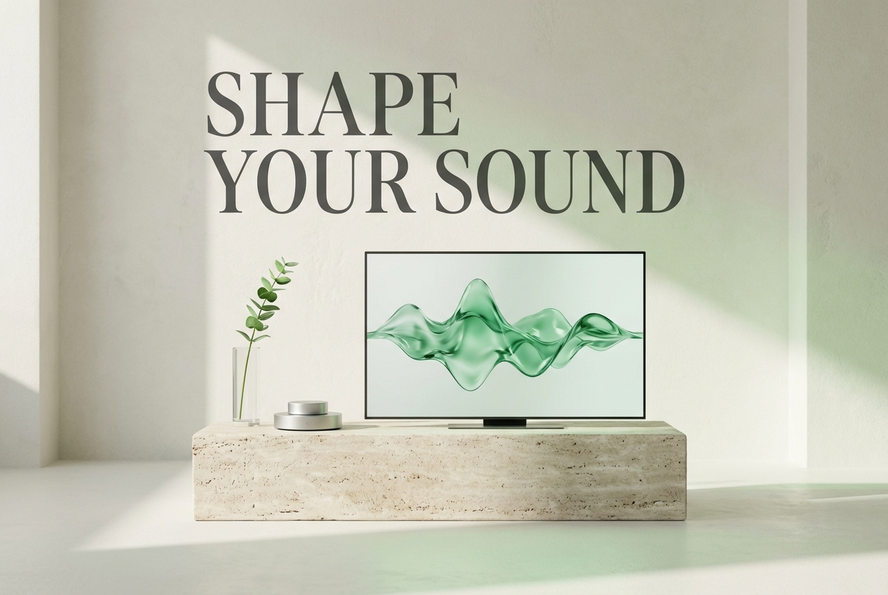 Apple Music visualizer customizing dynamic sound waves