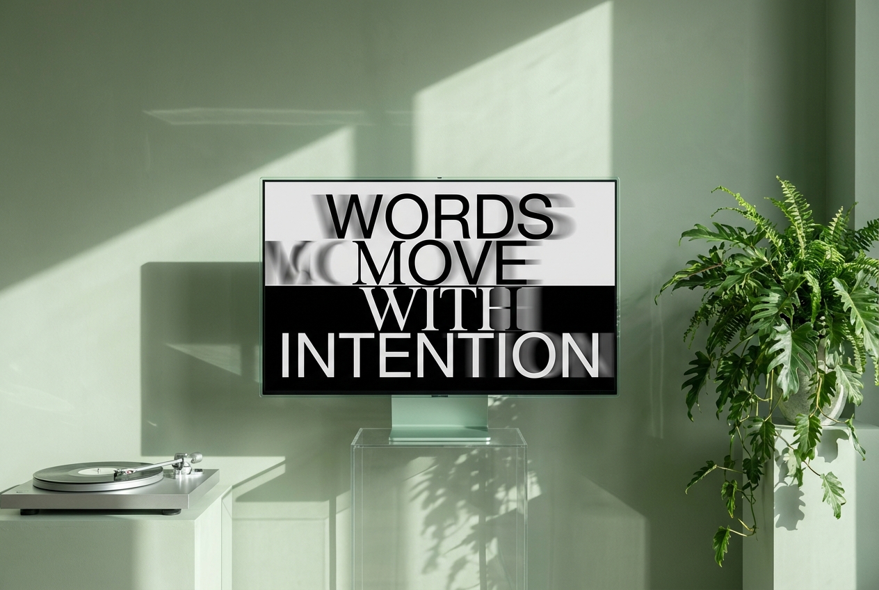 Audio analysis in lyric music video maker