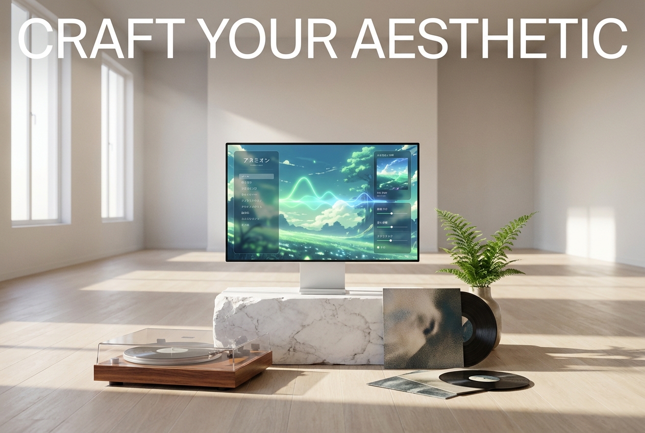 Anime Music Video Maker visual customization options