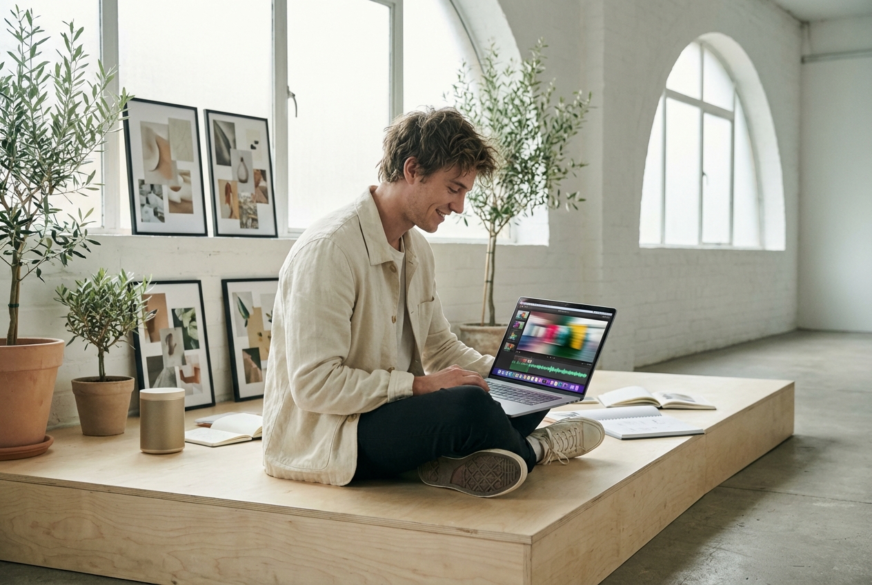 Slideshow maker with music for social media