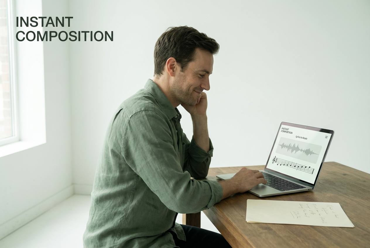 Text to song generator creating music from written lyrics instantly