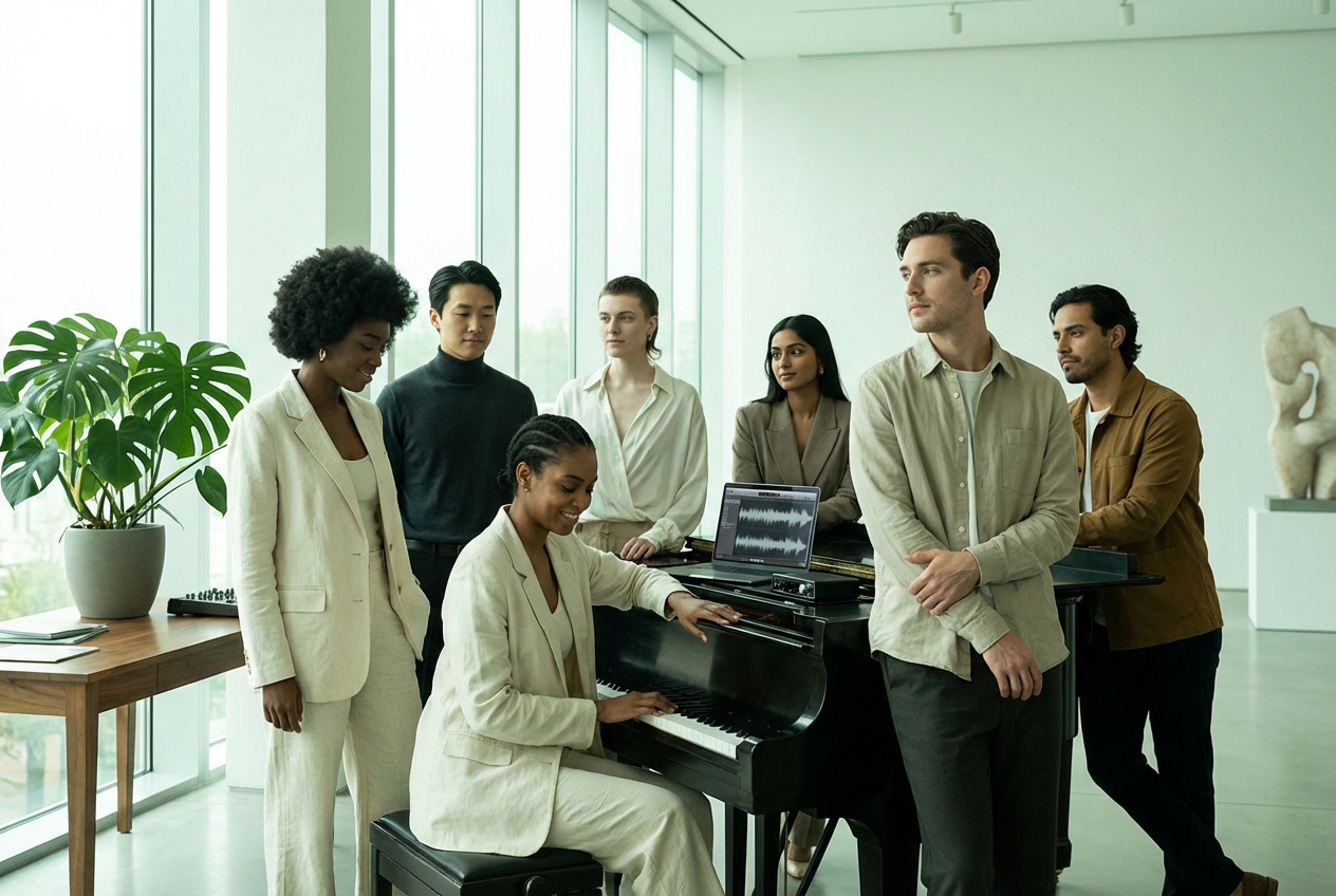 AI Singer generating expressive vocal performance naturally