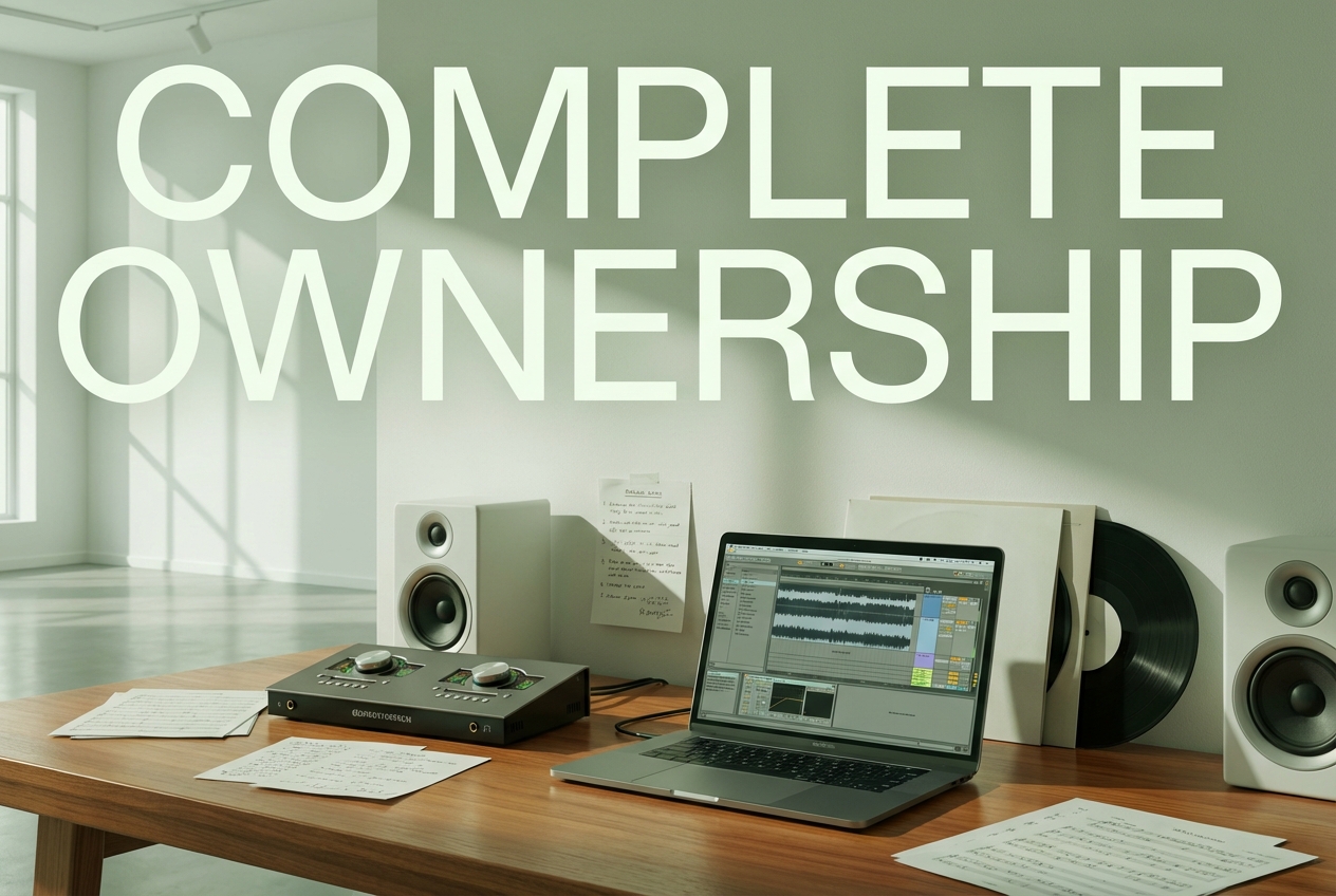 Royalty-free AI Singer generated music ready for distribution