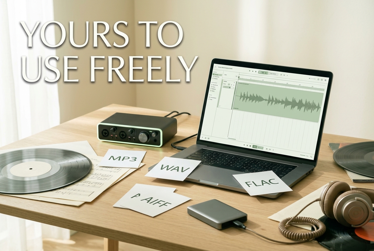 Royalty-free instrumental music download options