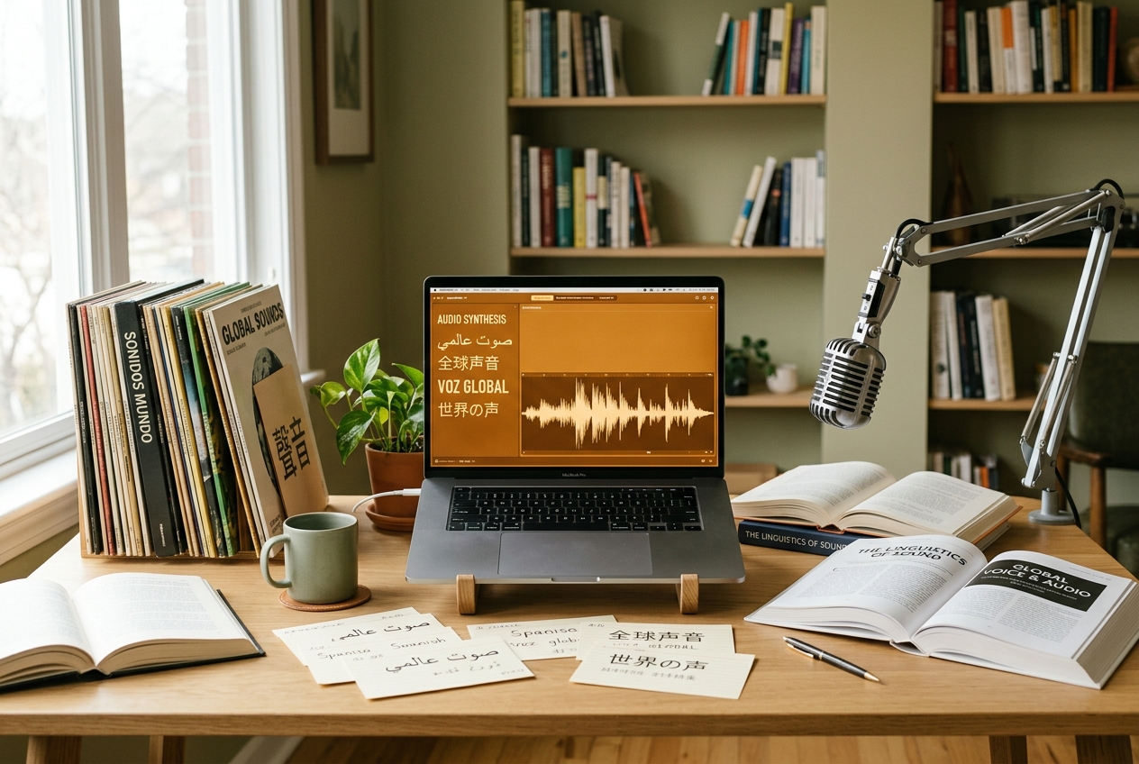 Free AI voice generator celebrity multilingual voice synthesis capabilities