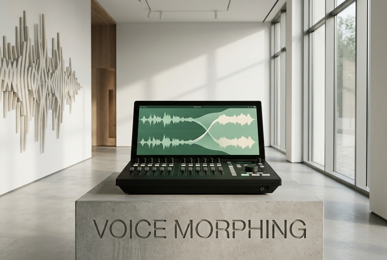 AI Song Voice Changer transforming vocal tone naturally