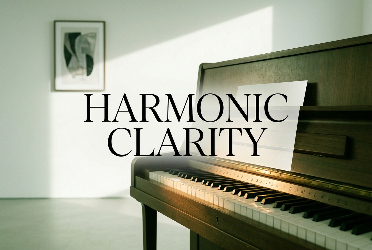 Piano Chord Maker showing keyboard layout and chord positions