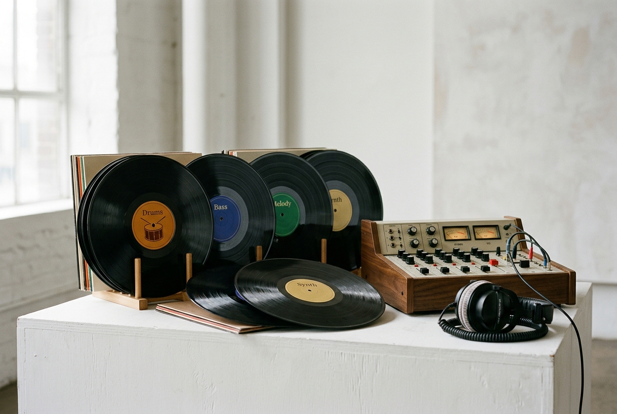 Advanced music vocals remover displaying multi-track stem separation interface