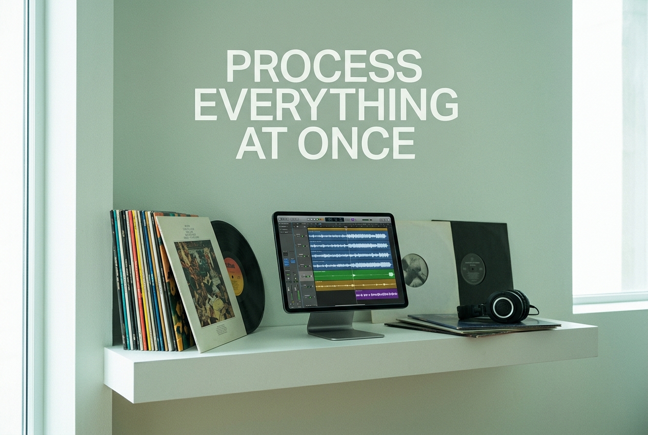 Music vocal remover batch processing multiple audio files efficiently