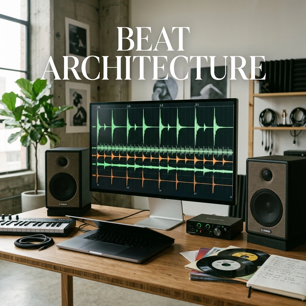 Beat structure mapping visualization