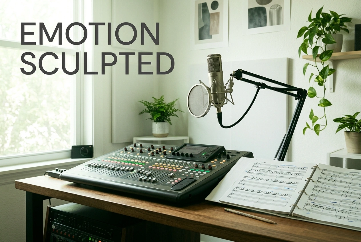 Emotion control settings in advanced AI voice cloner tool