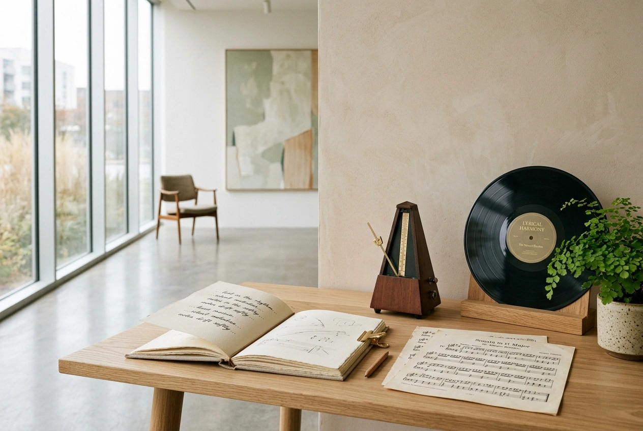 AI lyric writer with smart rhyme patterns