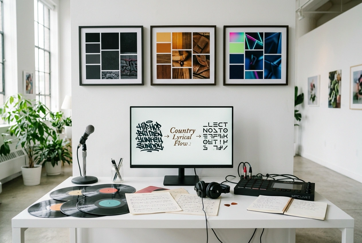 AI lyric writer supporting multiple music genres